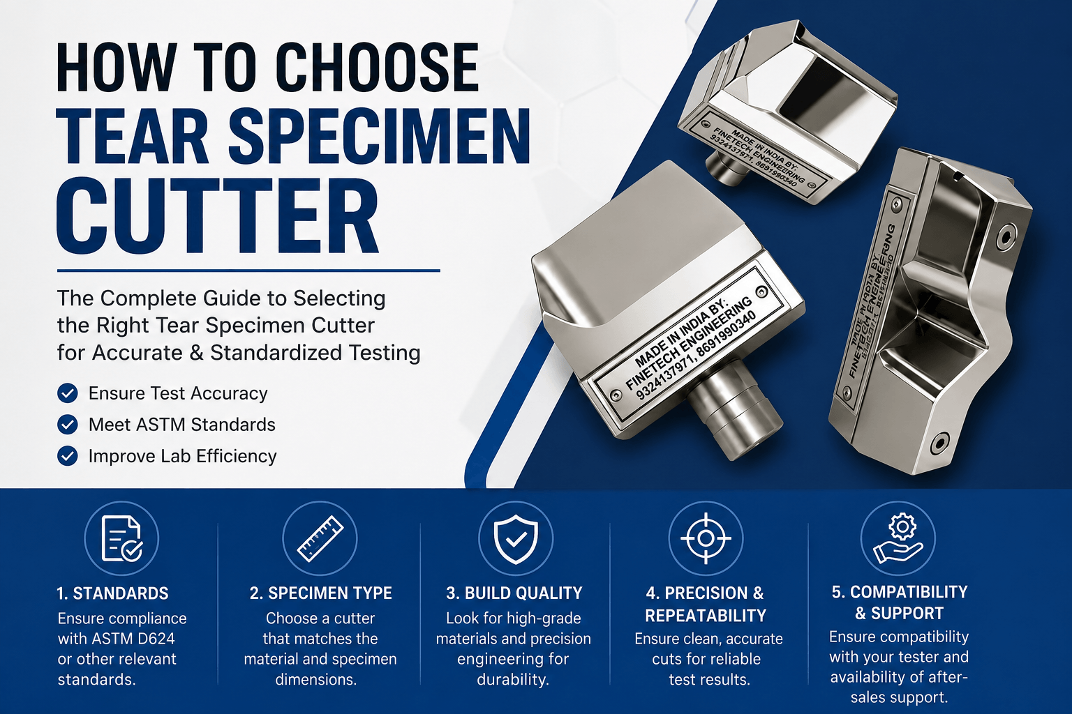 How to Choose Tear Specimen Cutter